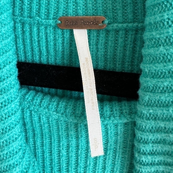 Free People Softly Structured Tunic Sweater in Oasis Blue, Size S - Picture 6 of 8